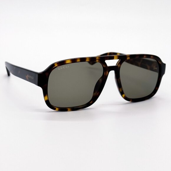 NEW GUCCI GG1342S 003 SUNGLASSES UNISEX HAVANA EYEWEAR - Picture 5 of 10